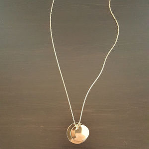 Stacked circle necklace